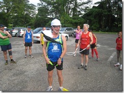 Singapore Harriets - Shaggy Dick Too gets a safety briefing